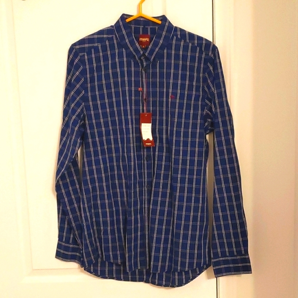 BNWT Mercedes Button Down Shirt